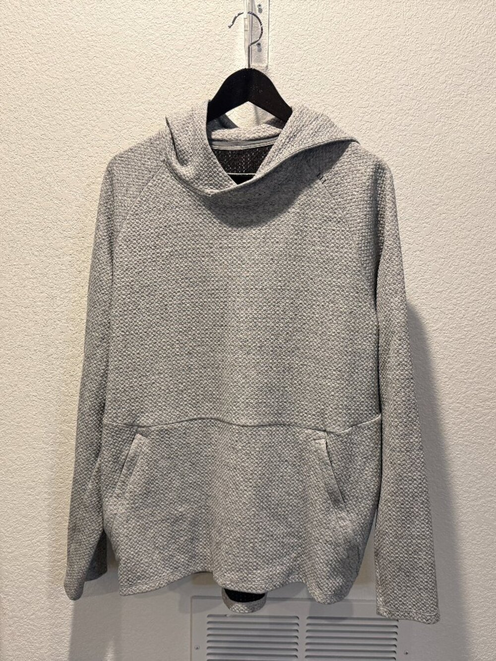 Lululemon Men's Waffle Hoodie - Grey - Large